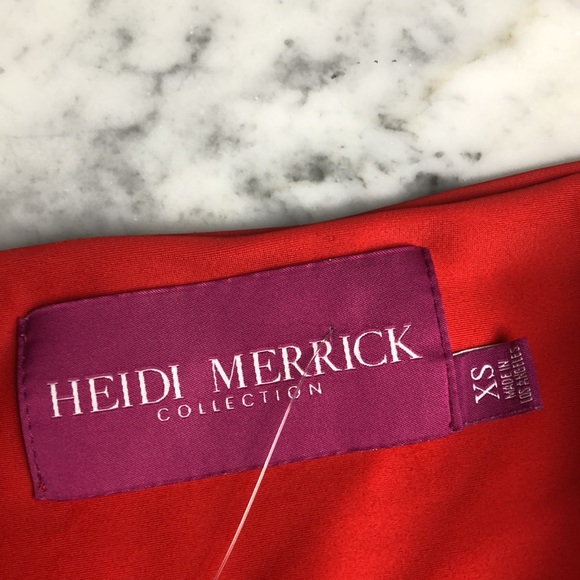 HEIDE MERRICK Red Strapless Bikini Set Size XS - Picture 6 of 8